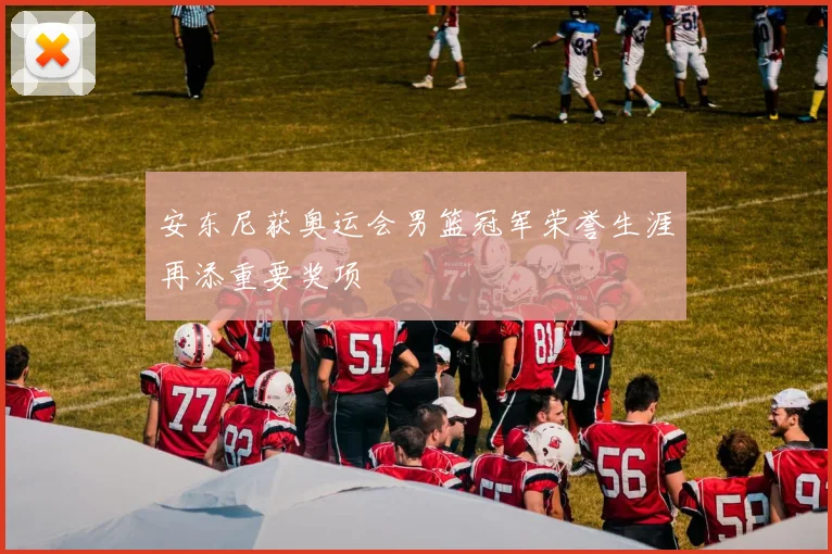 安东尼获奥运会男篮冠军荣誉生涯再添重要奖项